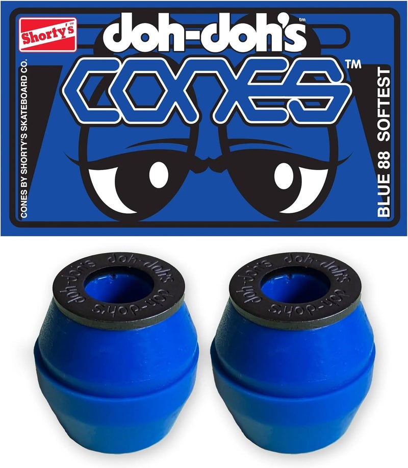 Shorty's Skateboard Bushings Doh Doh's Cones with Washers - Choose Color - Image 2